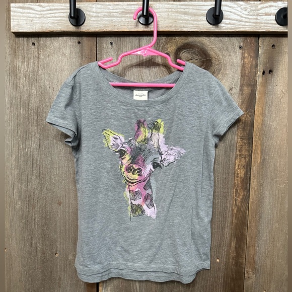 abercrombie kids Other - Abercrombie Kids Giraffe Graphic Tee in Gray Size Medium Girls